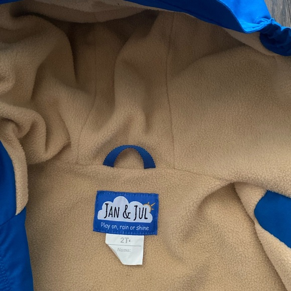 Jan & Jul Cozy-Dry Fleece Lined Rain Jacket - Picture 3 of 6